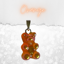 Load image into Gallery viewer, T E D D Y  gummy bear necklace Shimmer Edition - Gold - Witte Art
