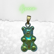 Load image into Gallery viewer, T E D D Y  gummy bear necklace Shimmer Edition - Gold - Witte Art
