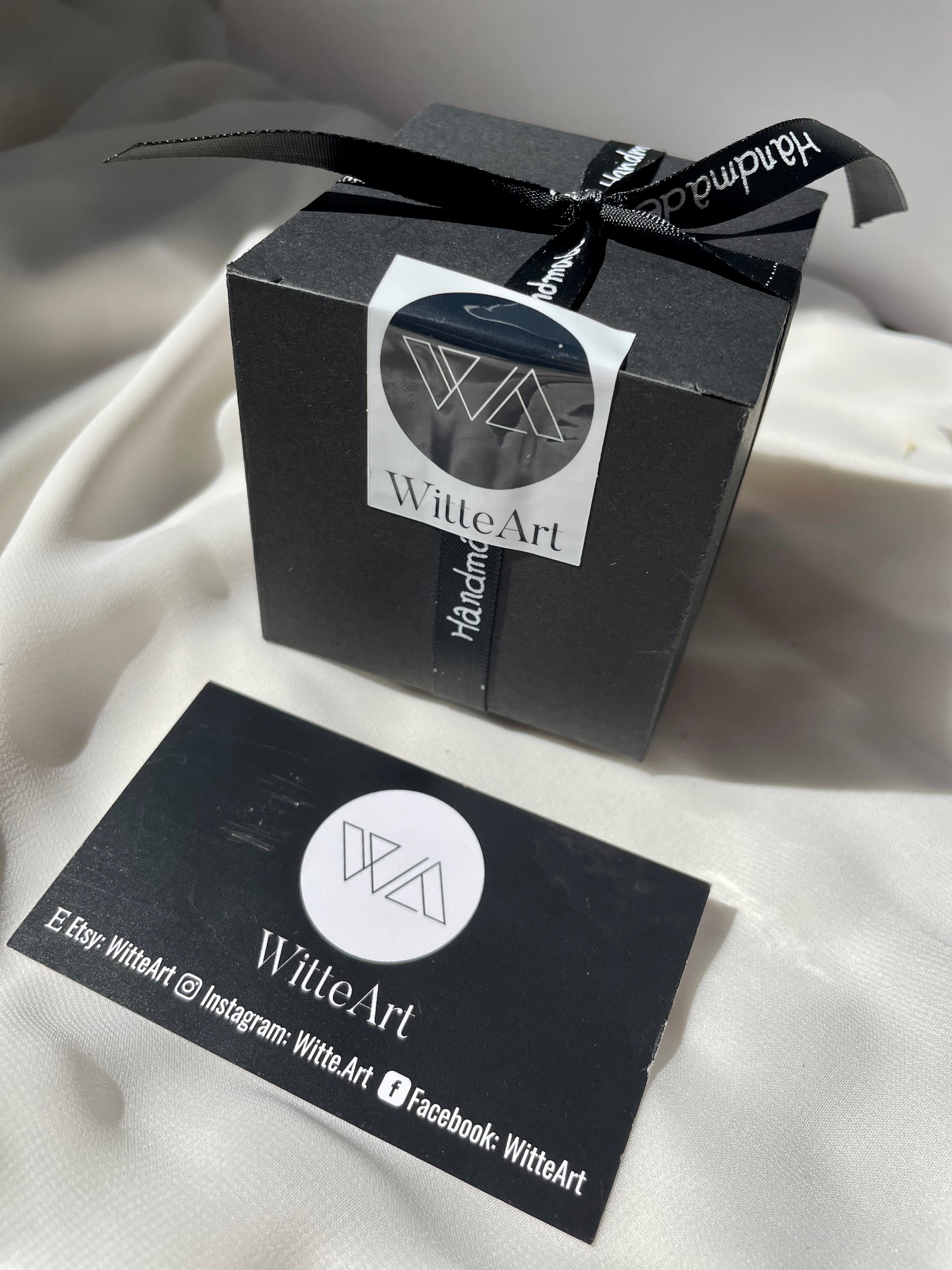 T H E   C U B E  candle - Witte Art