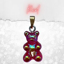 Load image into Gallery viewer, T E D D Y  gummy bear necklace Shimmer Edition - Gold - Witte Art
