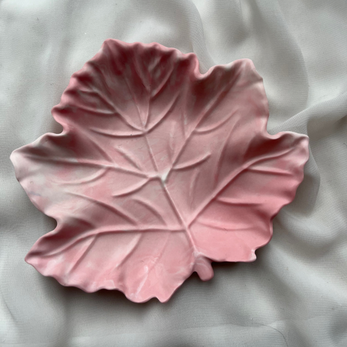 Leaf tray pink - Witte Art