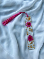 B I L L I E  Bookmark with real flowers - Witte Art