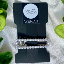 Load image into Gallery viewer, D I A N A   Hair clips - Elegant - Witte Art
