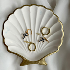 Shell tray White and Gold - Witte Art
