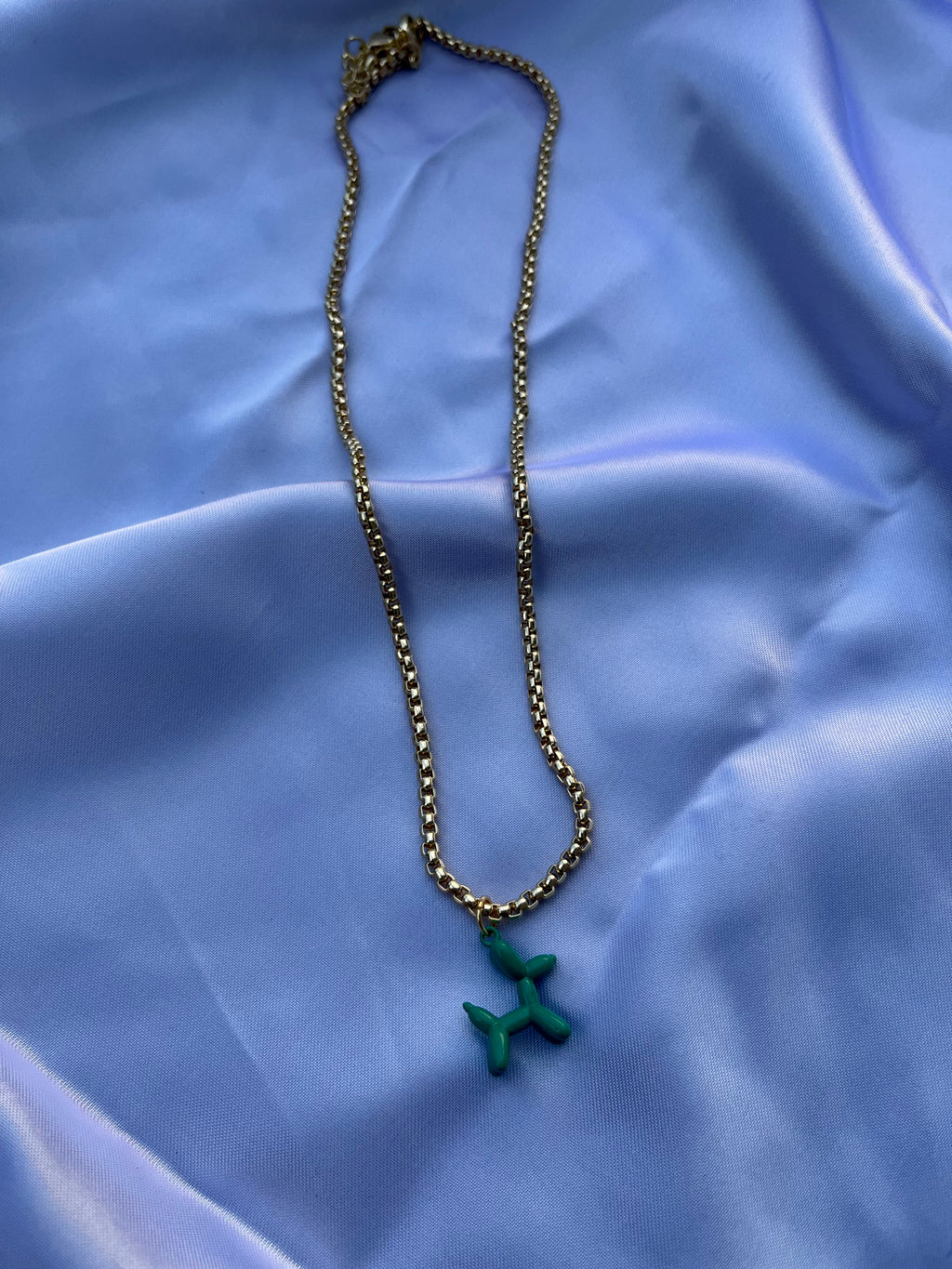 B A L L O O N  D O G necklace - Witte Art