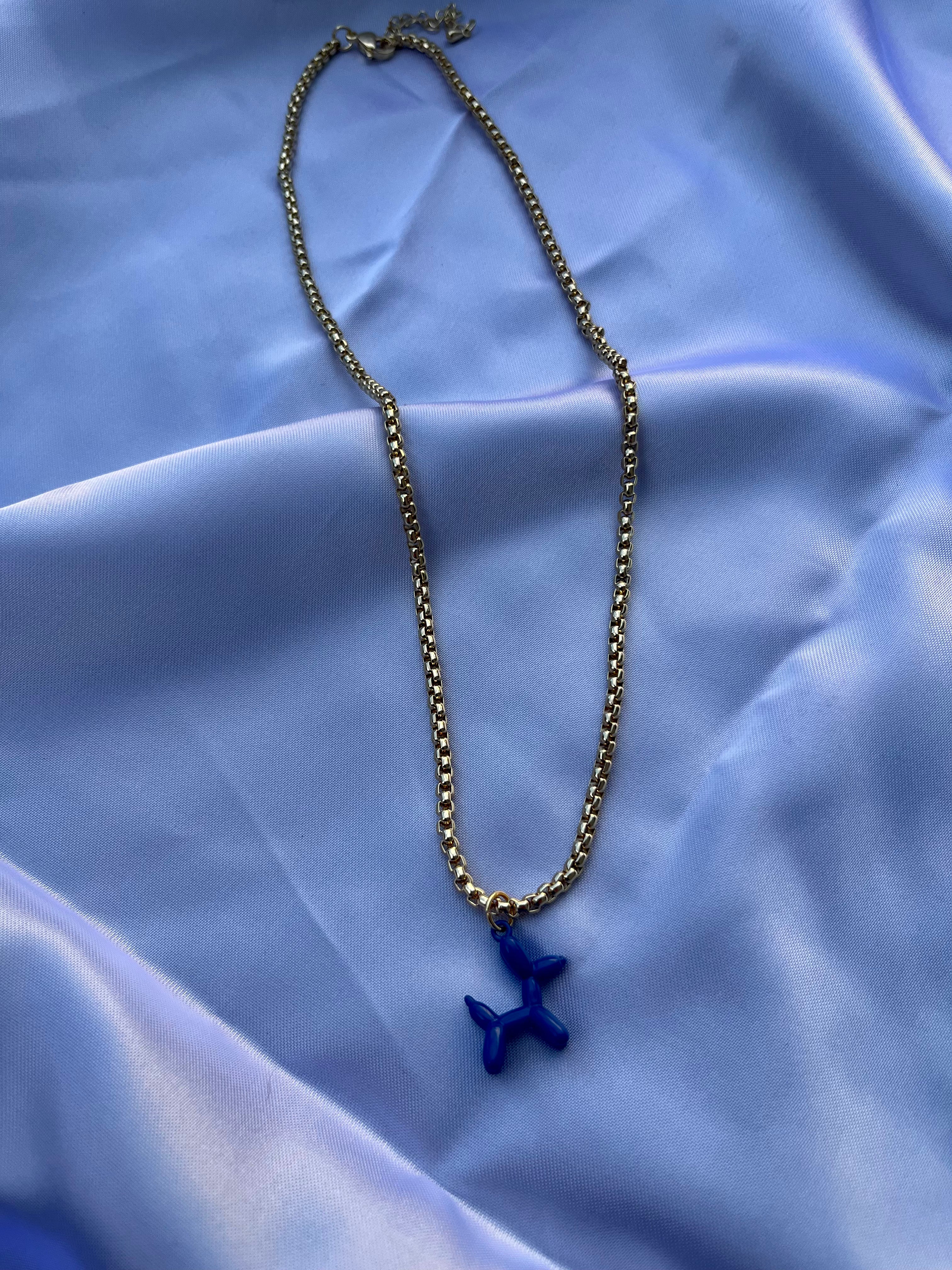B A L L O O N  D O G necklace - Witte Art