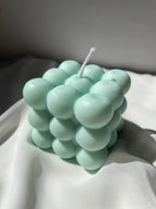 T H E   C U B E  candle - Witte Art