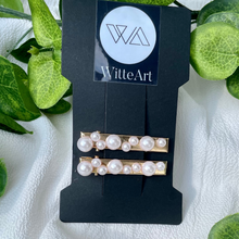 Load image into Gallery viewer, D I A N A   Hair clips - Chic - Witte Art
