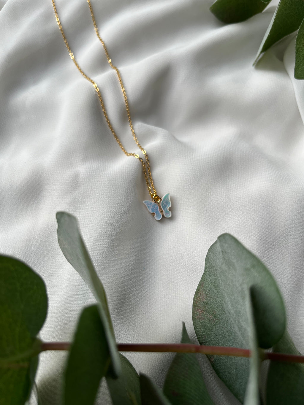 B U T T E R F L Y  Necklace - Witte Art