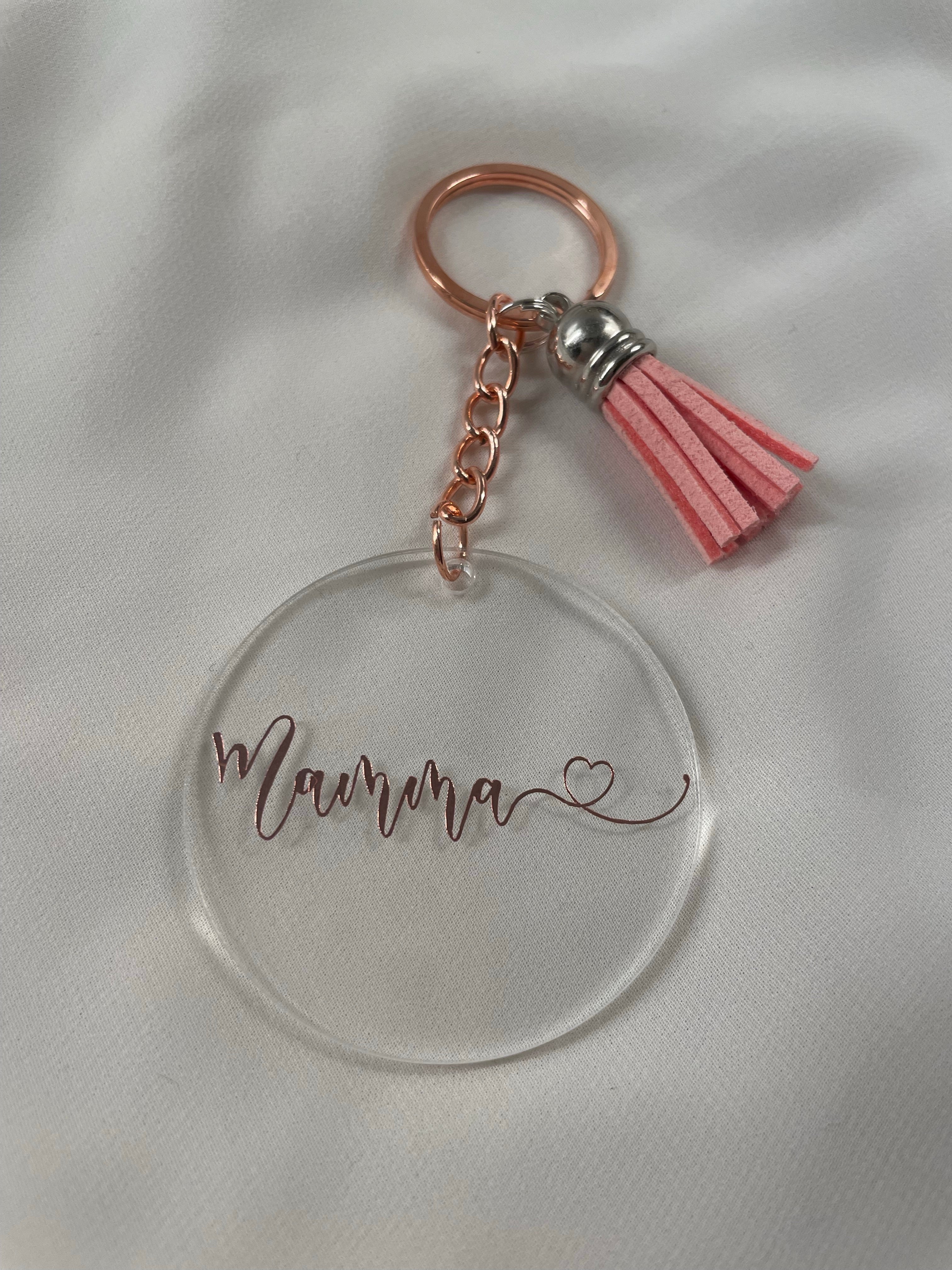 M A M M A keyring - Mother’s day gift - Witte Art