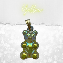 Load image into Gallery viewer, T E D D Y  gummy bear necklace Shimmer Edition - Gold - Witte Art
