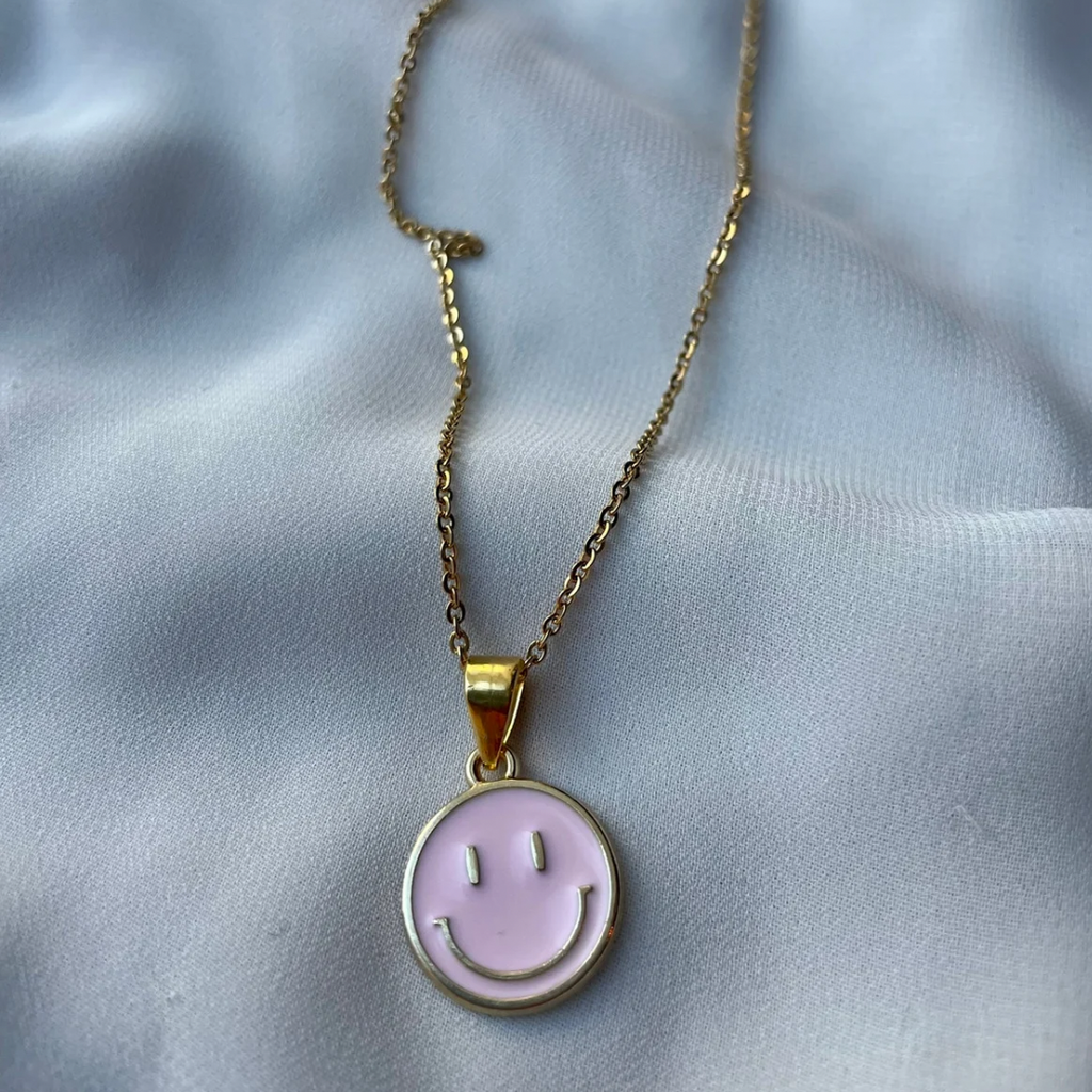 S M I L E Y  Necklace - Witte Art