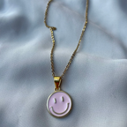 S M I L E Y  Necklace - Witte Art