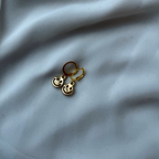 S M I L E Y  Hoop Earrings - Witte Art