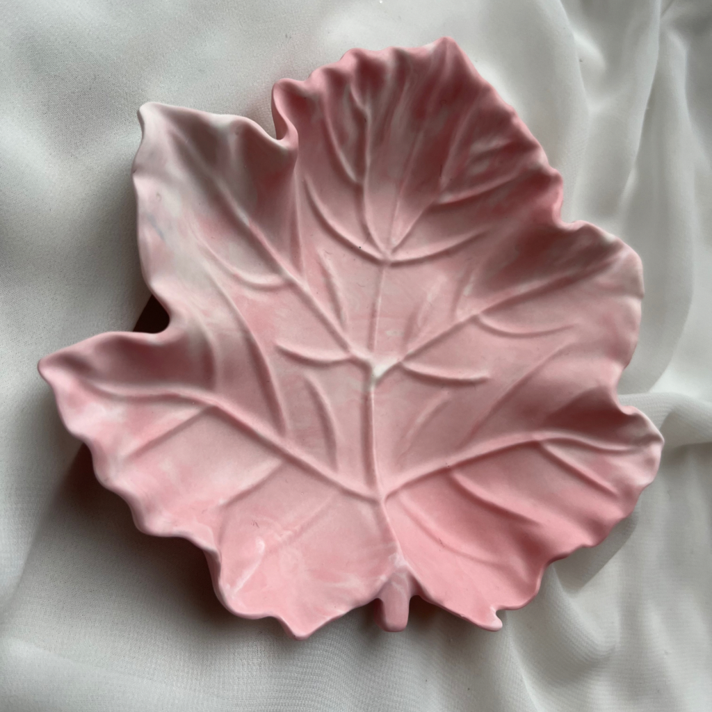 Leaf tray pink - Witte Art
