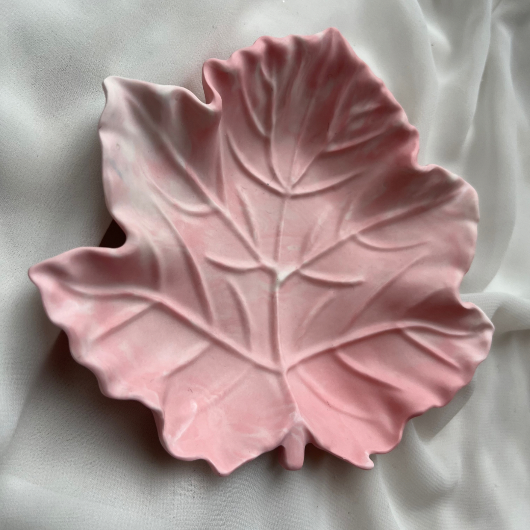 Leaf tray pink - Witte Art
