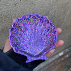 Shell tray Purple Glitter - Witte Art