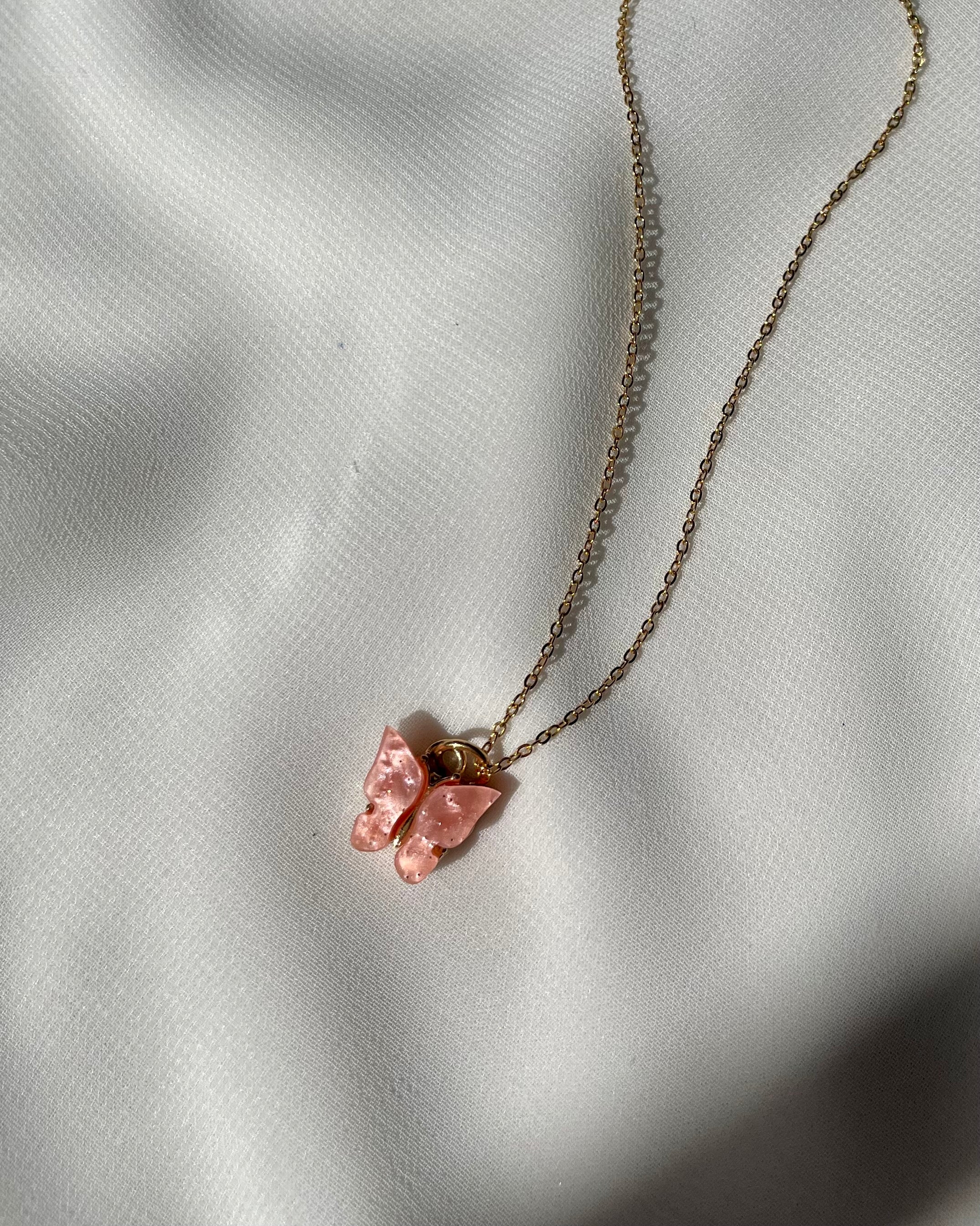 B U T T E R F L Y  Necklace - Witte Art