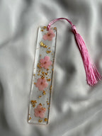 B I L L I E  Bookmark with real flowers - Witte Art