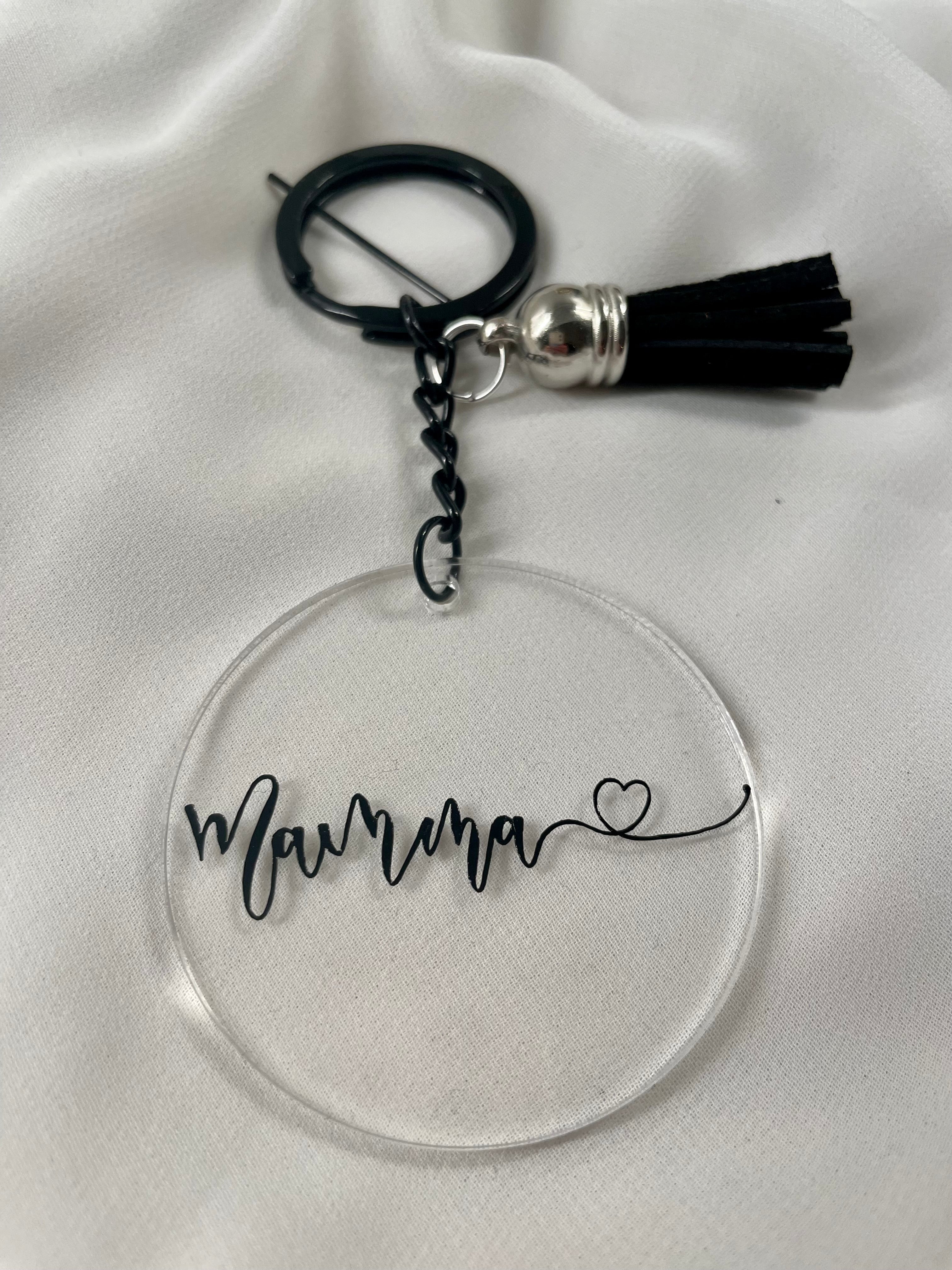 M A M M A keyring - Mother’s day gift - Witte Art