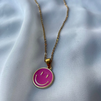 S M I L E Y  Necklace - Witte Art