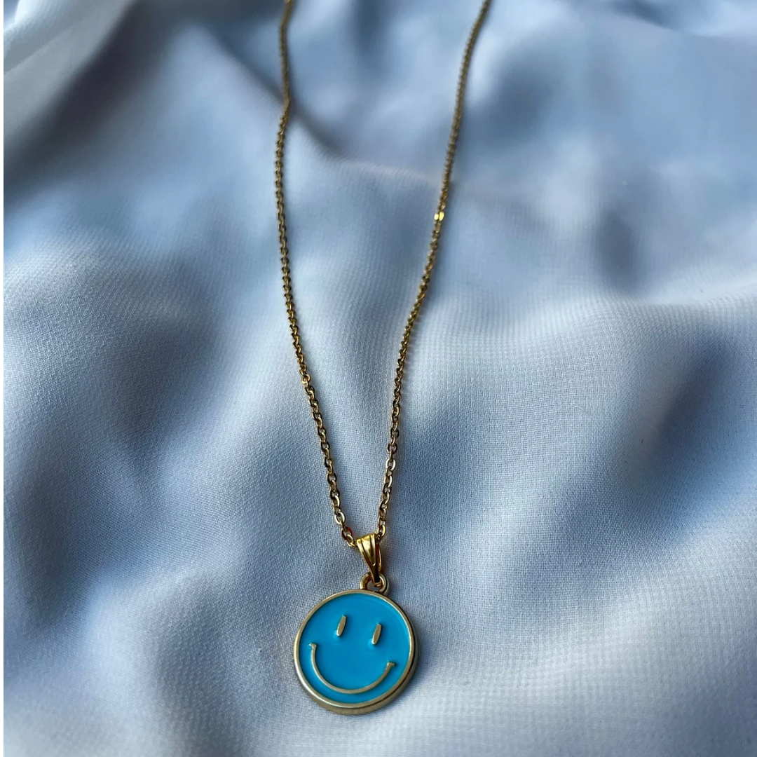 S M I L E Y  Necklace - Witte Art
