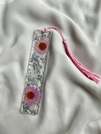 B I L L I E  Bookmark with real flowers - Witte Art