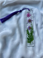 B I L L I E  Bookmark with real flowers - Witte Art