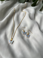 B U T T E R F L Y  Necklace - Witte Art