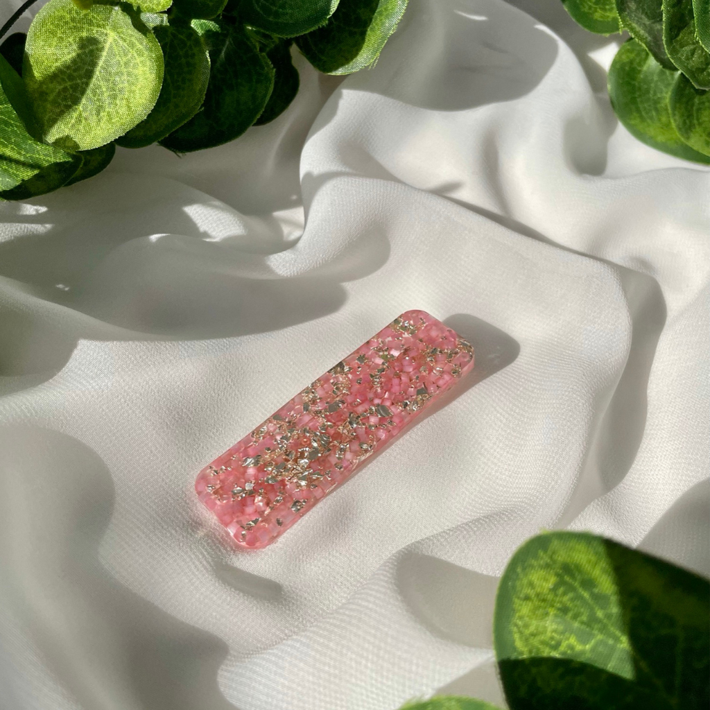 E L L A  Hair clips Pink - Witte Art