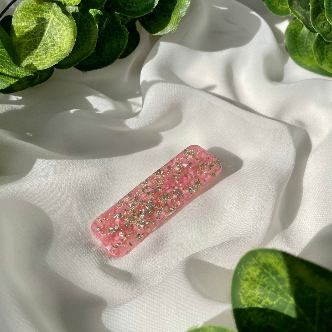 E L L A  Hair clips Pink - Witte Art