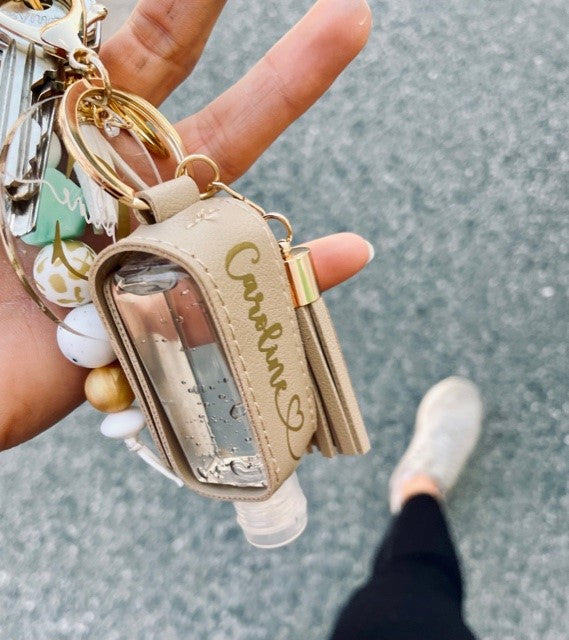 A N T I B A C  Personalized hand sanitizer keyring - Witte Art