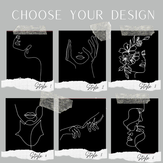 M A Y A  Line art tote bag - Witte Art